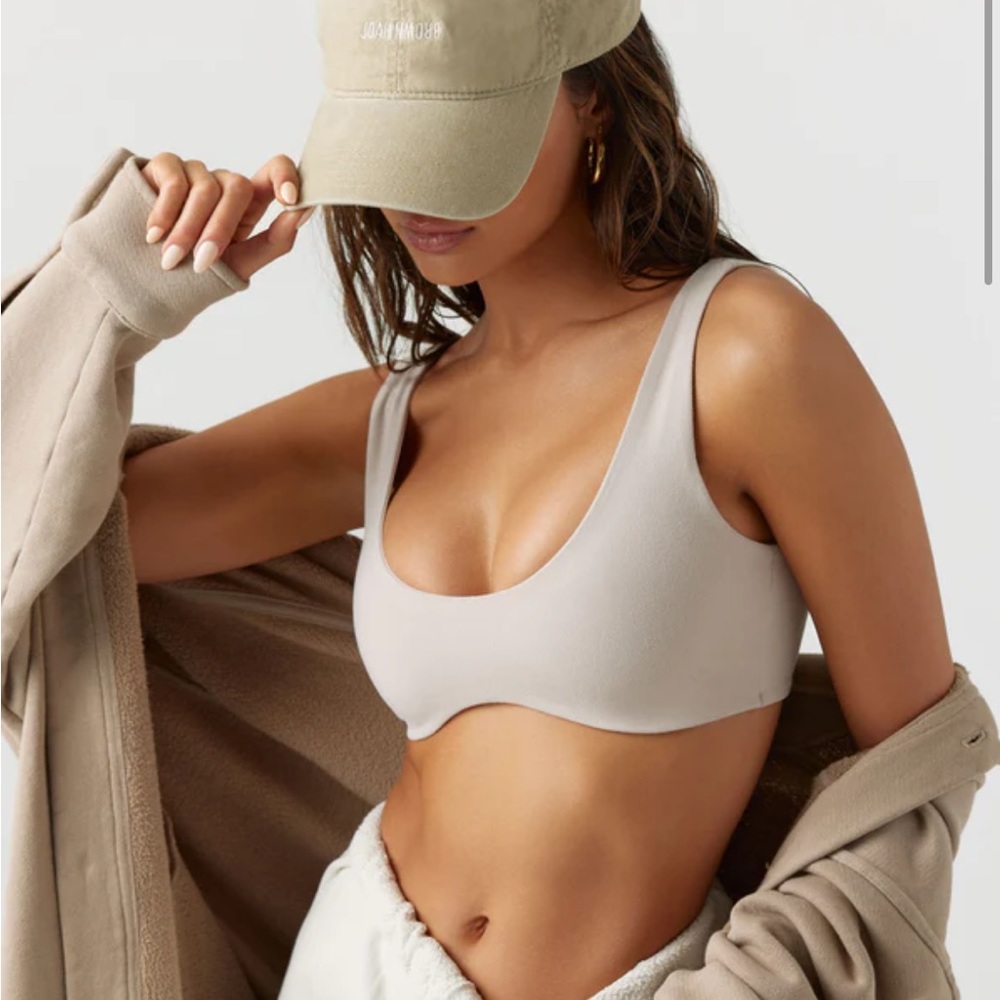 JOAH BROWN CONTOUR BRA SUEDED YUMA S/M